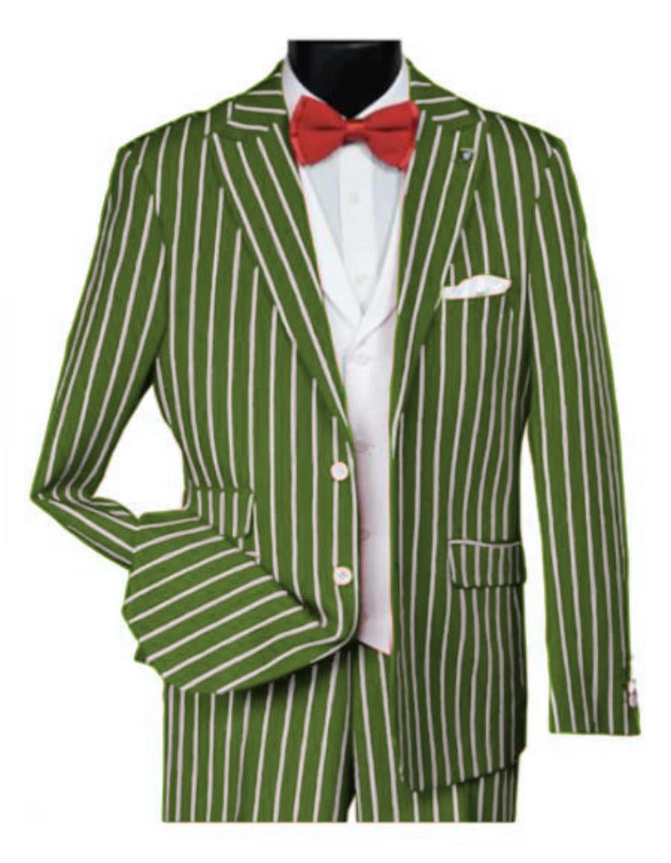 Costume Gangster Années 20 Citron Vert Audacieux: L'Élégance Rebelle, Un Style Intemporel!